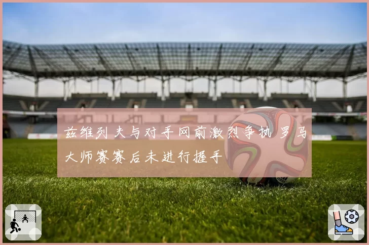 兹维列夫与对手网前激烈争执 罗马大师赛赛后未进行握手